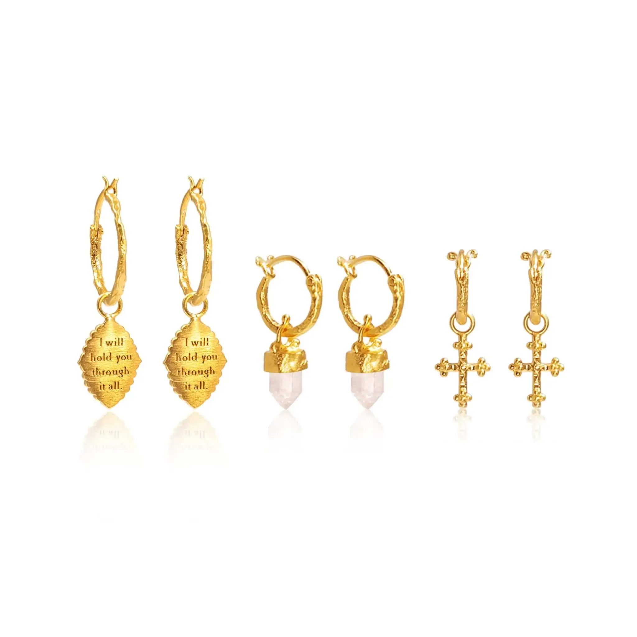 Earring gift set: Through It All + Rebel of Hope + Force of Nature Earrings Ananda Soul