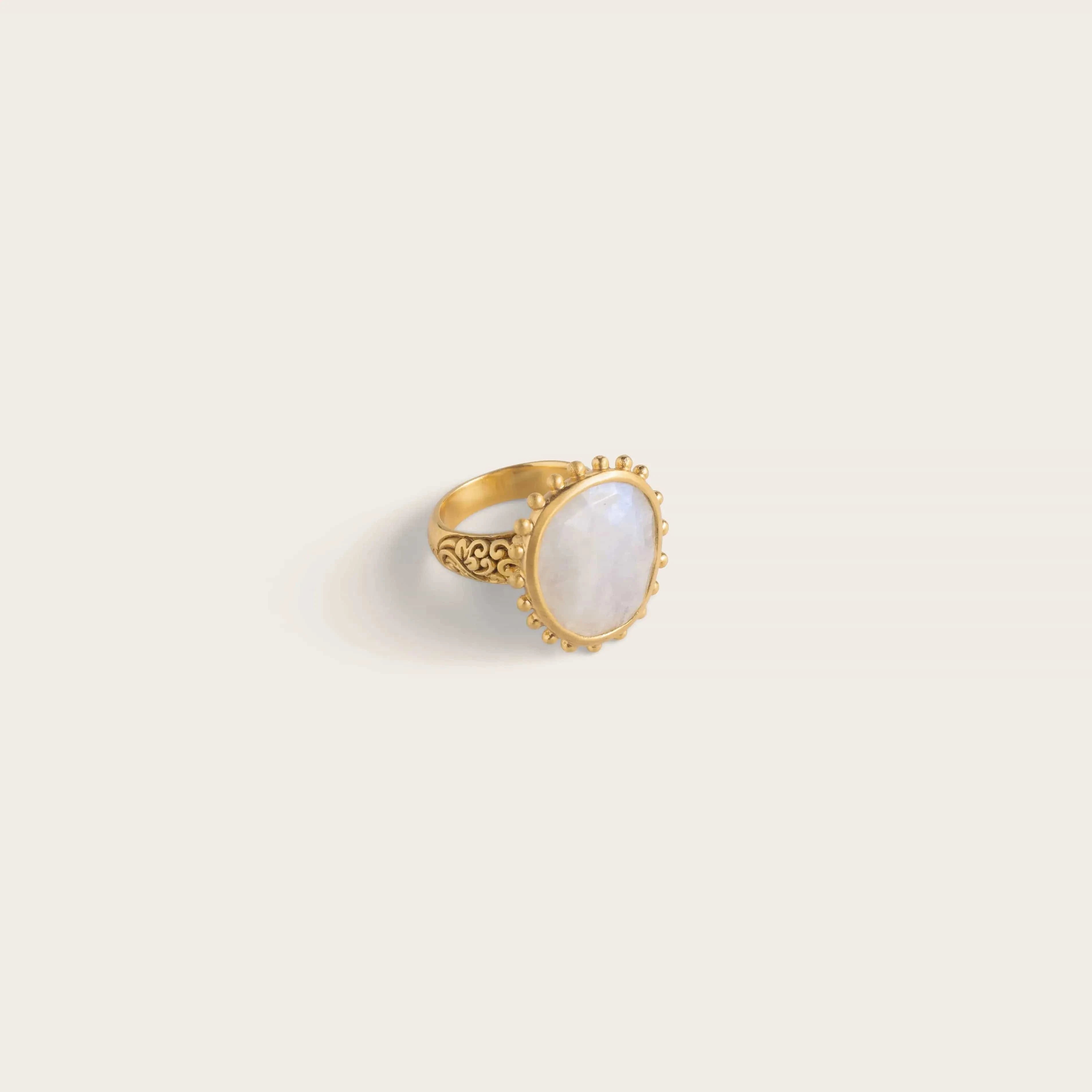 Wise Wild & Free Ring • Moonstone Ananda Soul