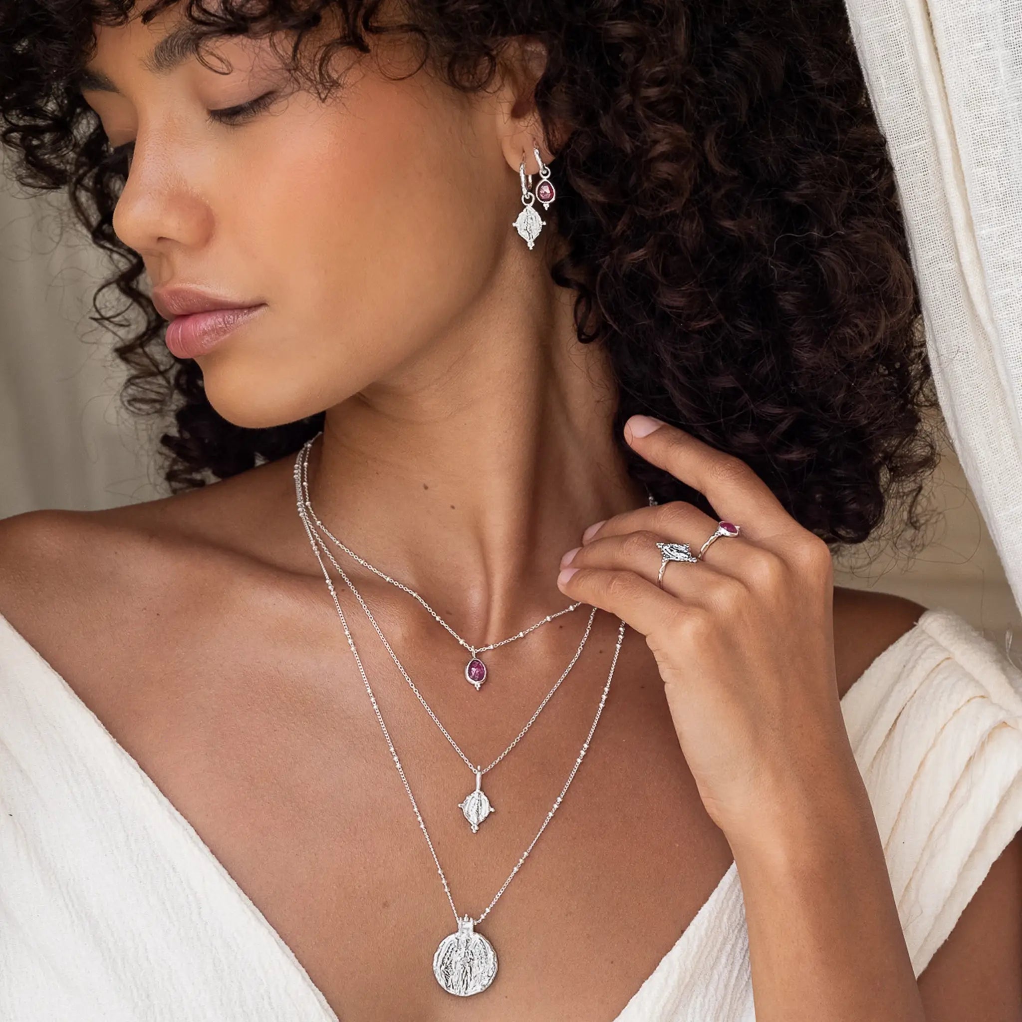 You Are Loved • Earrings Sterling SIlver
