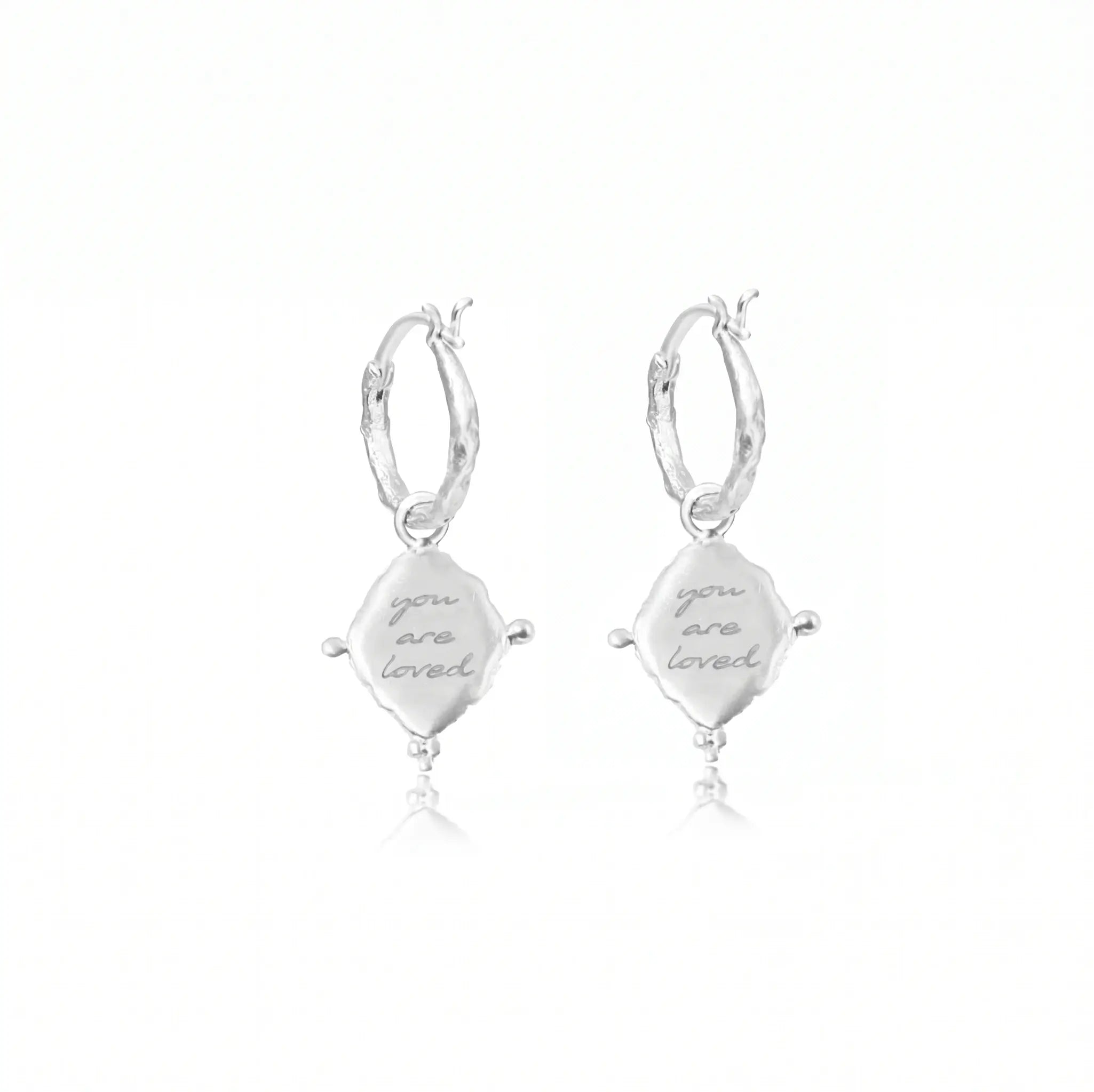 You Are Loved • Earrings Sterling SIlver