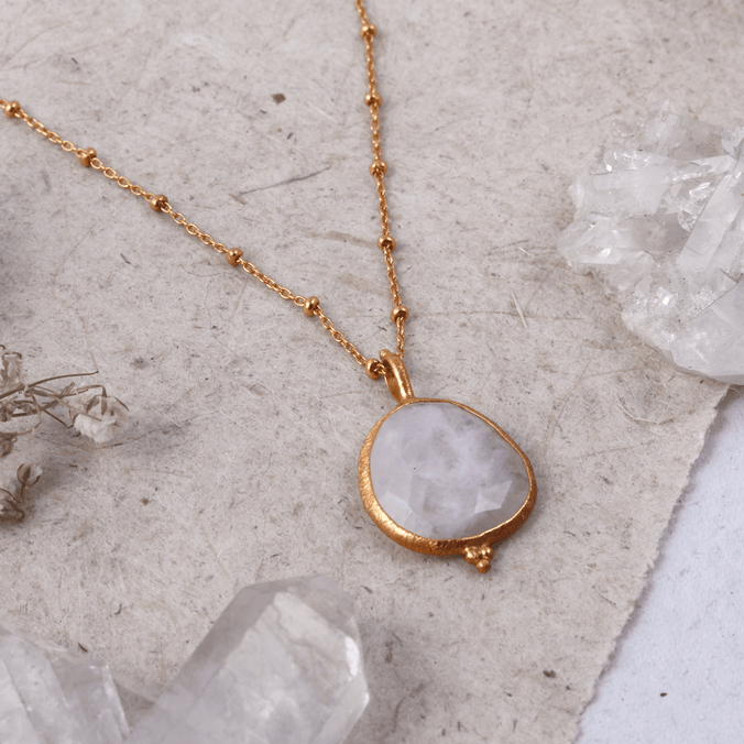 Wise Wild Free Moonstone Necklace