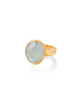 Om Tat Sat Ring • Aquamarine