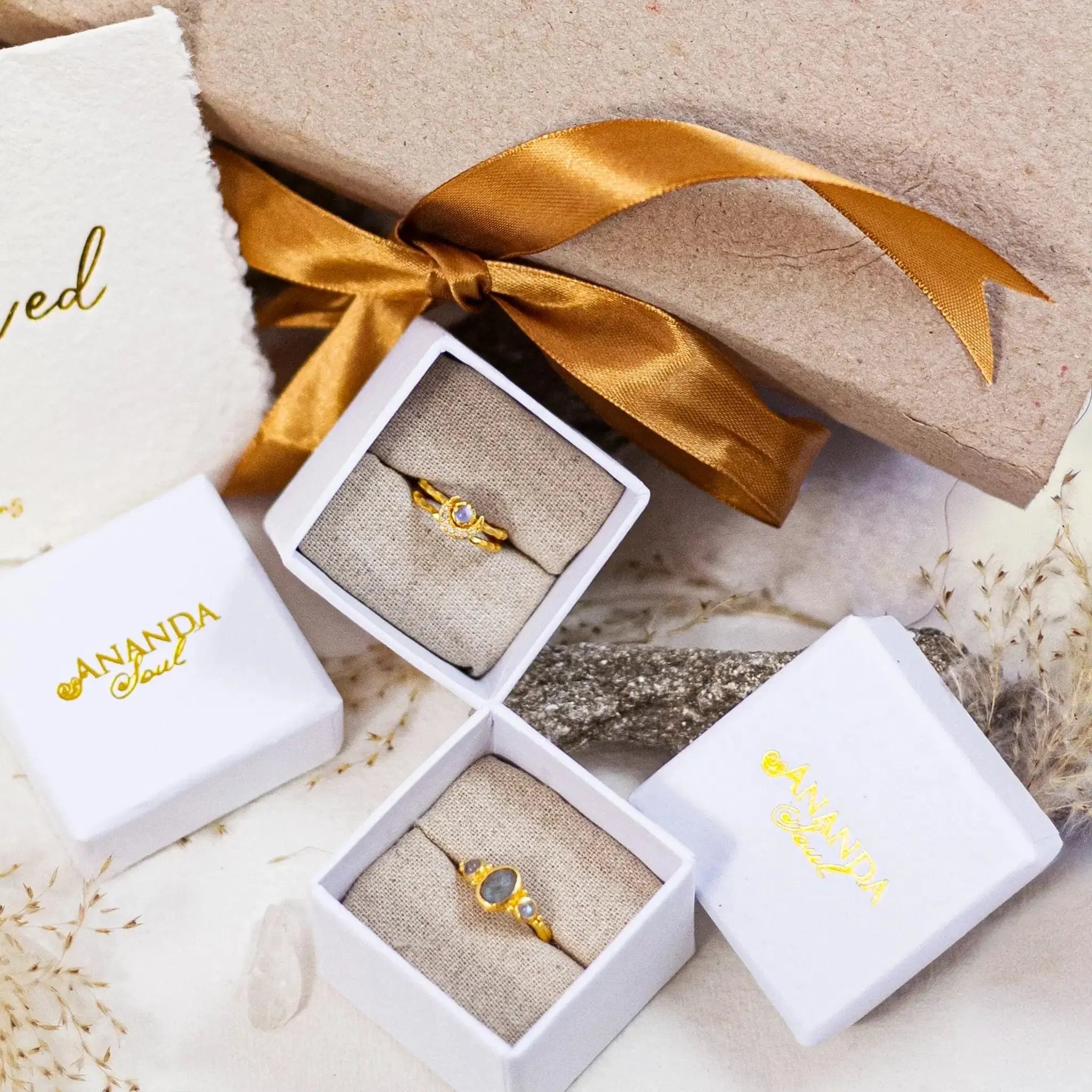 Manifest Your Dreams & Shine Stack • Rings Ananda Soul