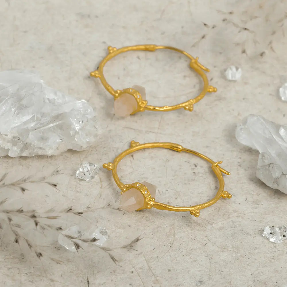 Shoot for The Moon • Hoop Earrings Ananda Soul