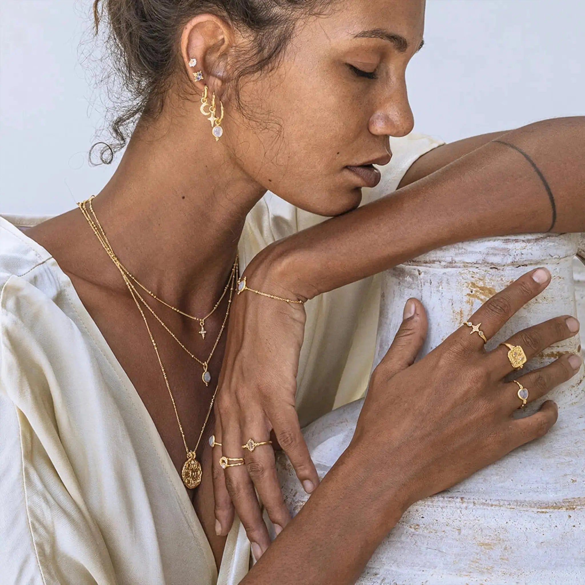 Intuitive Wisdom • Hoop Earrings Ananda Soul
