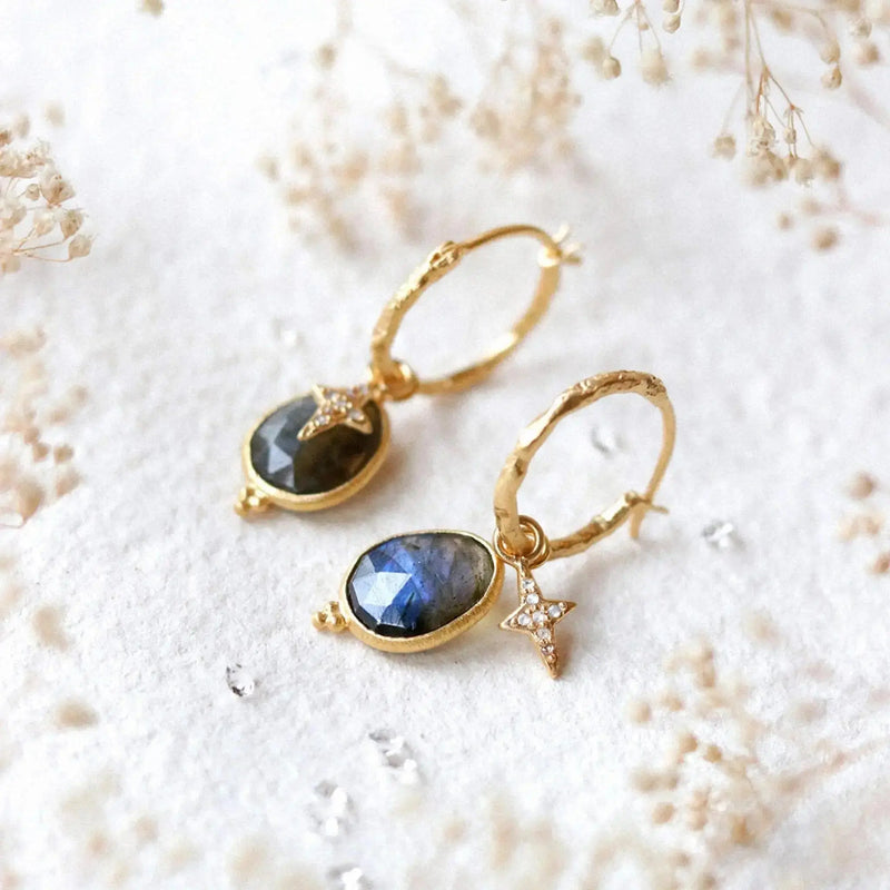 Among The Stars • Hoop Earrings Ananda Soul