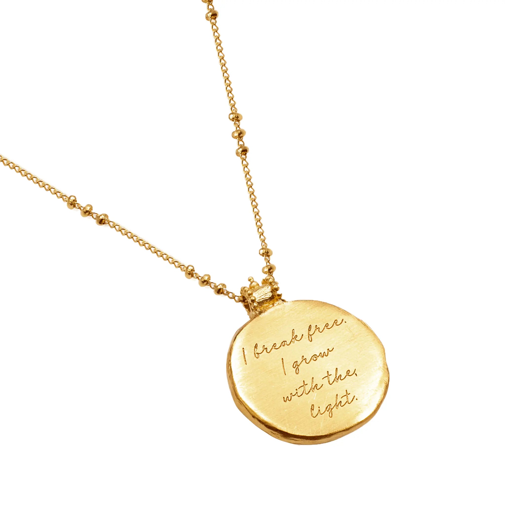 I Grow With The Light • Necklace Ananda Soul