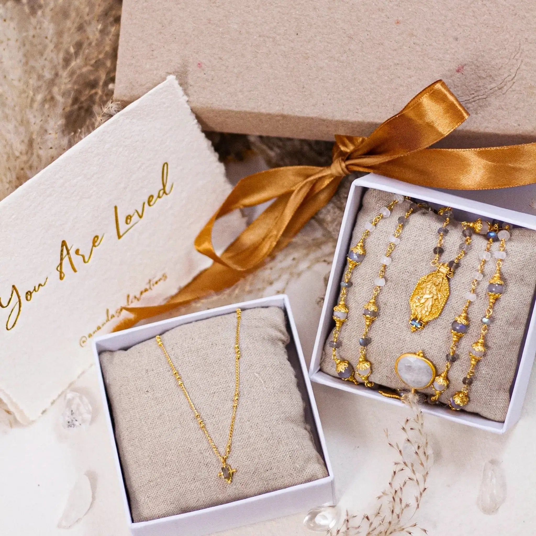 My Love Is Powerful Mala & Ever Evolving • Necklace Ananda Soul