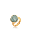 Om Tat Sat Ring • Aquamarine