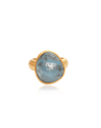 Om Tat Sat Ring • Aquamarine