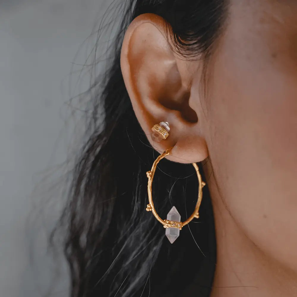 Shoot for The Moon • Hoop Earrings Ananda Soul