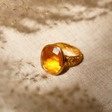 Truth of My Soul Ring • Citrine Ananda Soul – Anandasoul